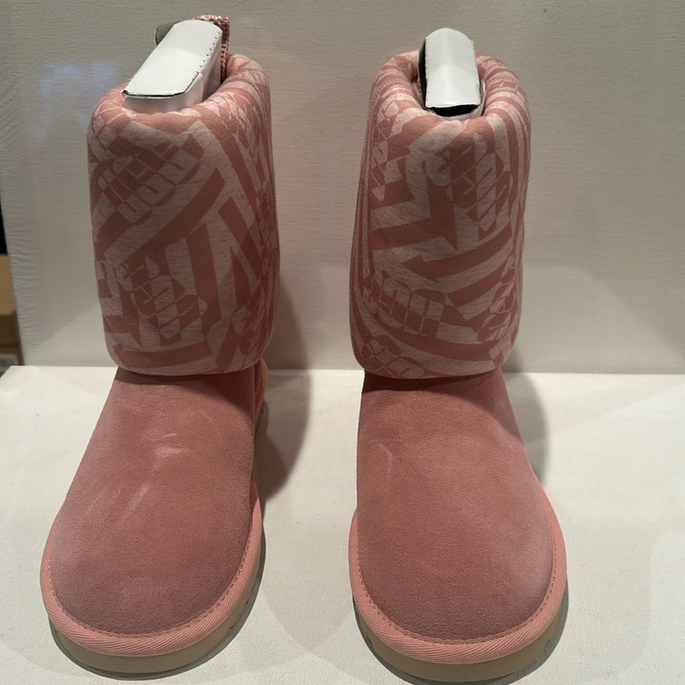 UGGPlush Baby Pink Classic Short Jersey Stripe.